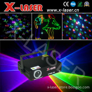300mw RGB Full Color Animation Laser Light with SD+Animation Fireworks+Beam Light